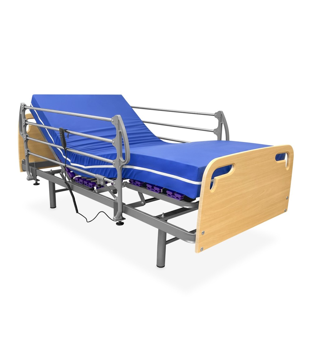 Ref AK1125. Conjunto cama + colchón + barandillas + cabezal + piecero