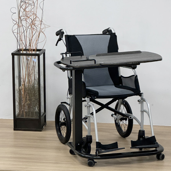 Ref. AD687 Mesita auxiliar doble tablero. Foto 4