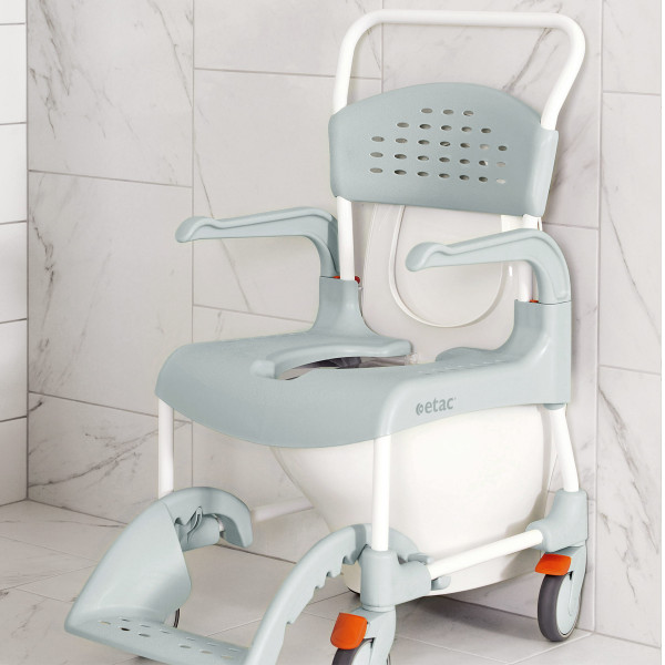 Ref. AD828 Silla con ruedas para ducha y wc. foto 4