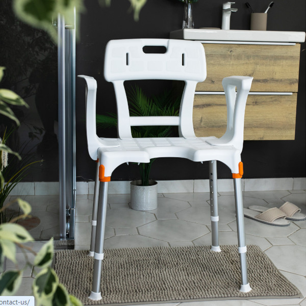 Ref. AD839UB Silla GENOVA asiento en U con brazos Foto 3