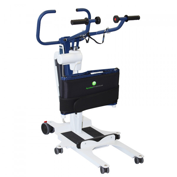 Ref. AD906P Grúa de bipedestación y traslado 'Way Up' con arnés M. foto 1