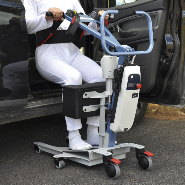 Ref. AD906P Grúa de bipedestación y traslado 'Way Up' con arnés M. foto 4