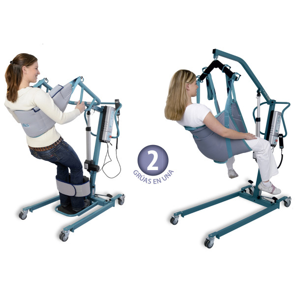 Ref. AD913P Duo dos grúas en una, con arnés M. foto 1