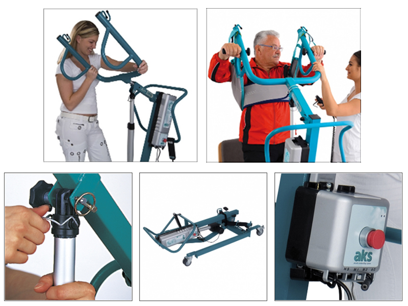 Ref. AD913P Duo dos grúas en una, con arnés M. foto 3