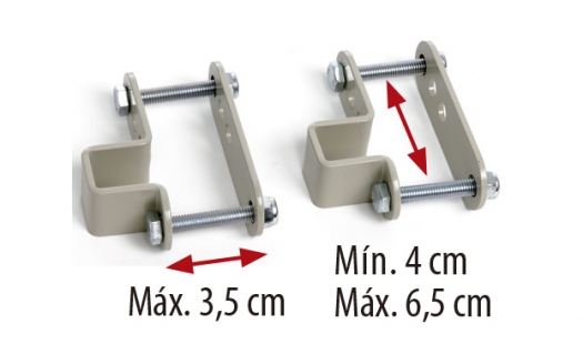 Ref. AD955. Barandilla abatible anclaje universal. foto 2