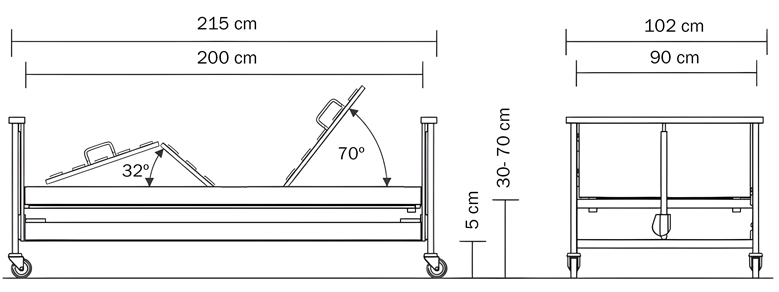 Ref. AD973B Cama electrónica baja LOW foto 8