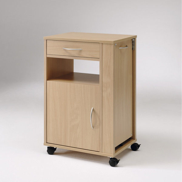 Ref. AD979 Mesita Stella con armario, cajón y mesita auxiliar foto 3