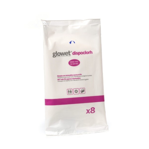 Ref. CV4001 Manopla con solución antiséptica