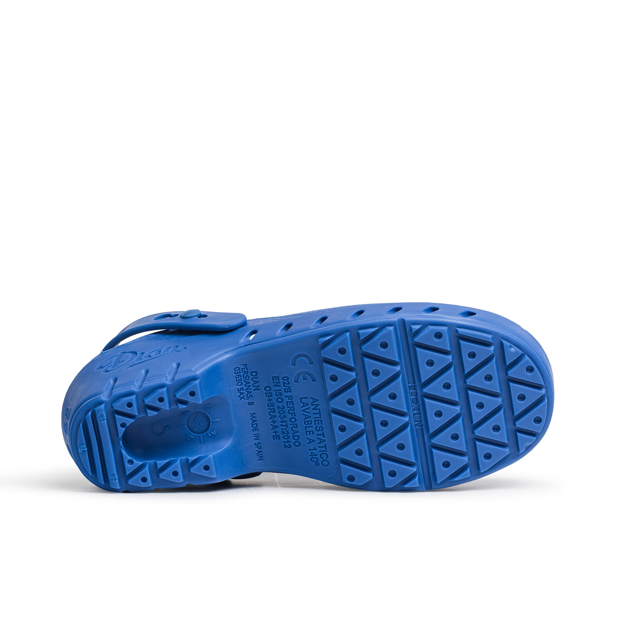 Ref. D1880 Zueco de material polimérico antibacteriano, modelo O2-S. foto 4