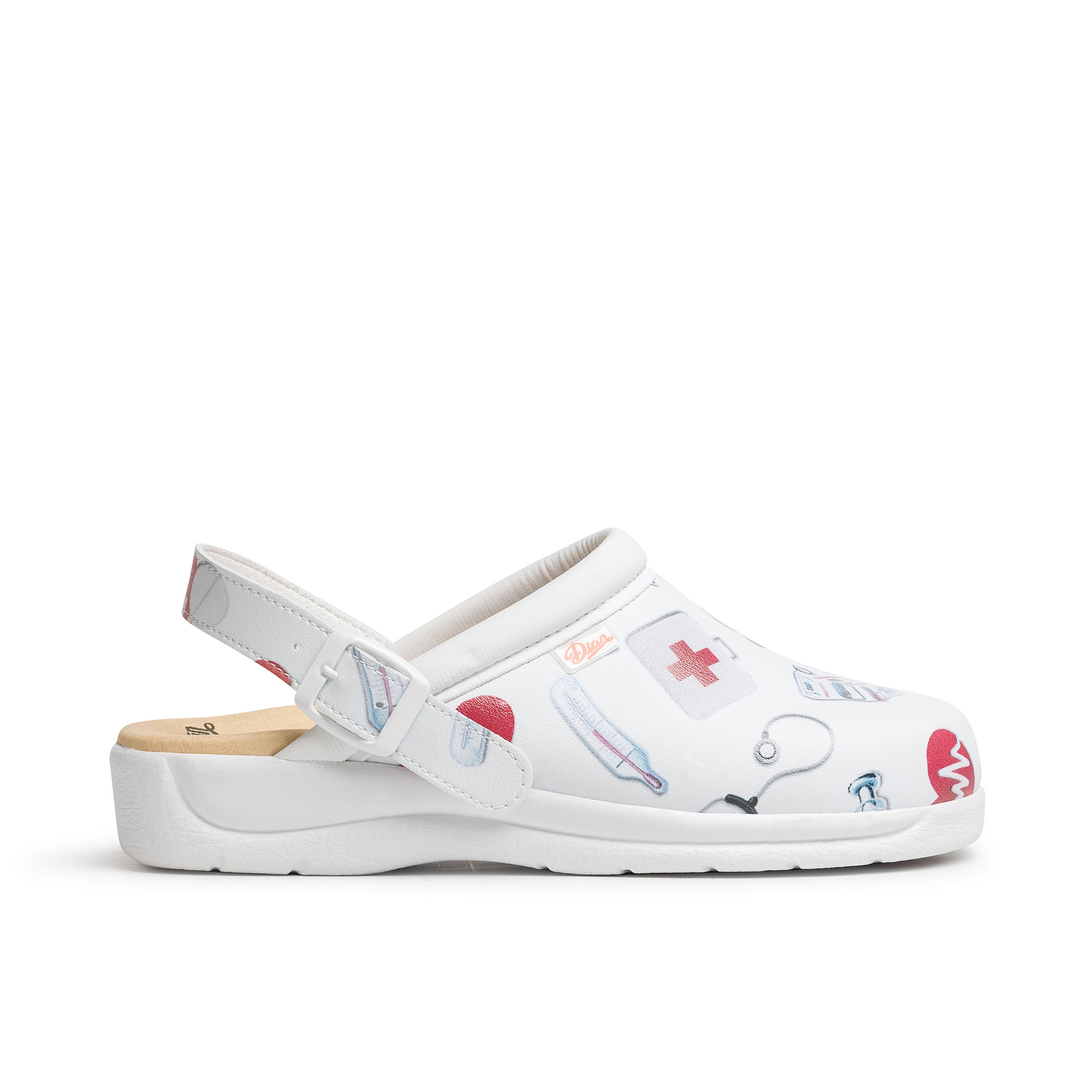 Ref. D2344 Zueco microfibra modelo Pisa Estampado. Foto 2