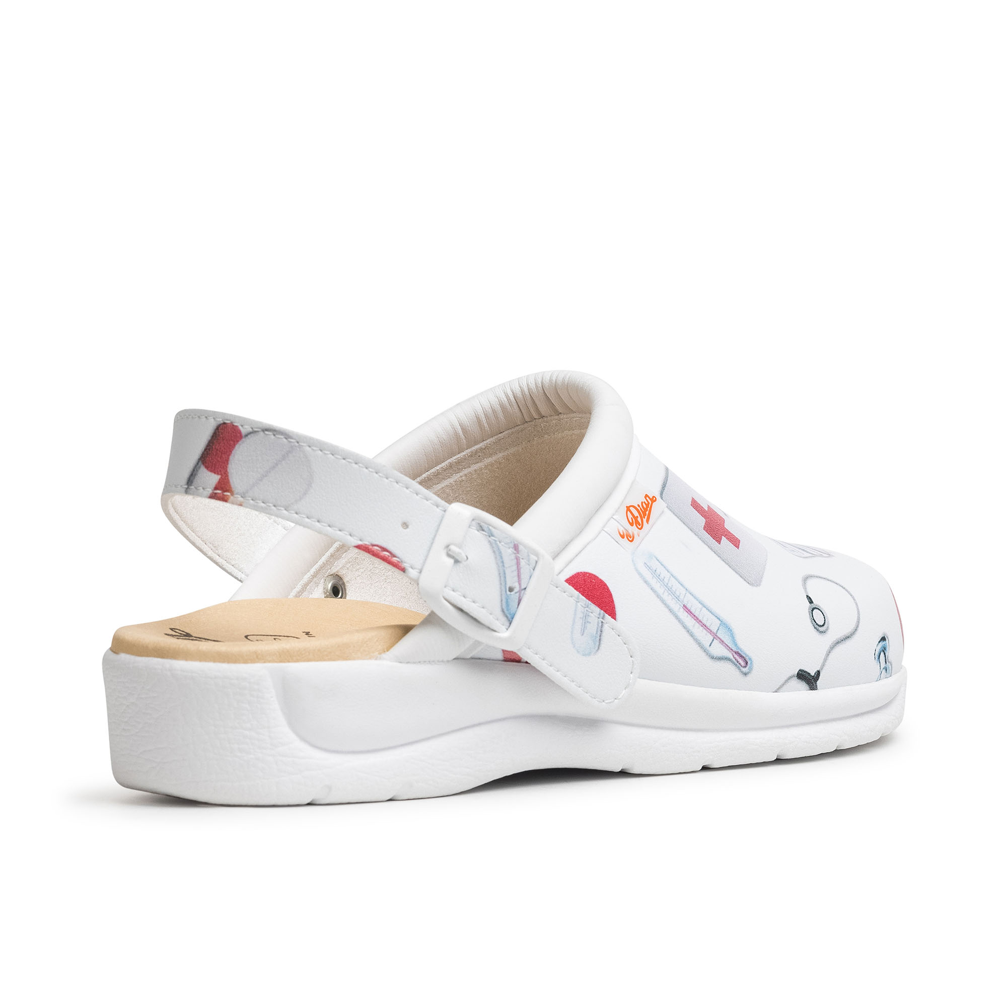 Ref. D2344 Zueco microfibra modelo Pisa Estampado. Foto 3