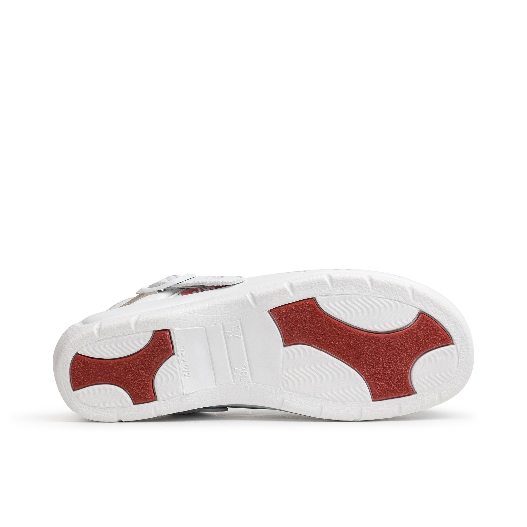 Ref. D2344 Zueco microfibra modelo Pisa Estampado. Foto 4