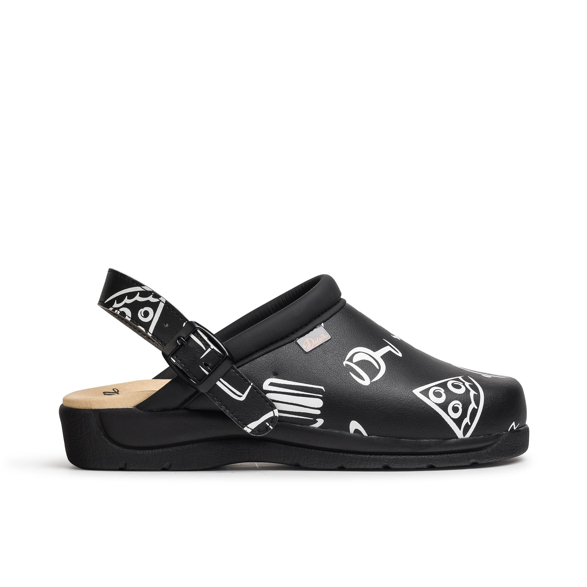 Ref. D2344 Zueco microfibra modelo Pisa Estampado. Foto 6