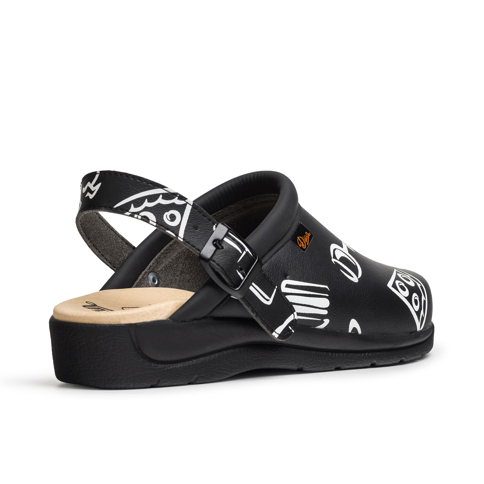 Ref. D2344 Zueco microfibra modelo Pisa Estampado. Foto 7