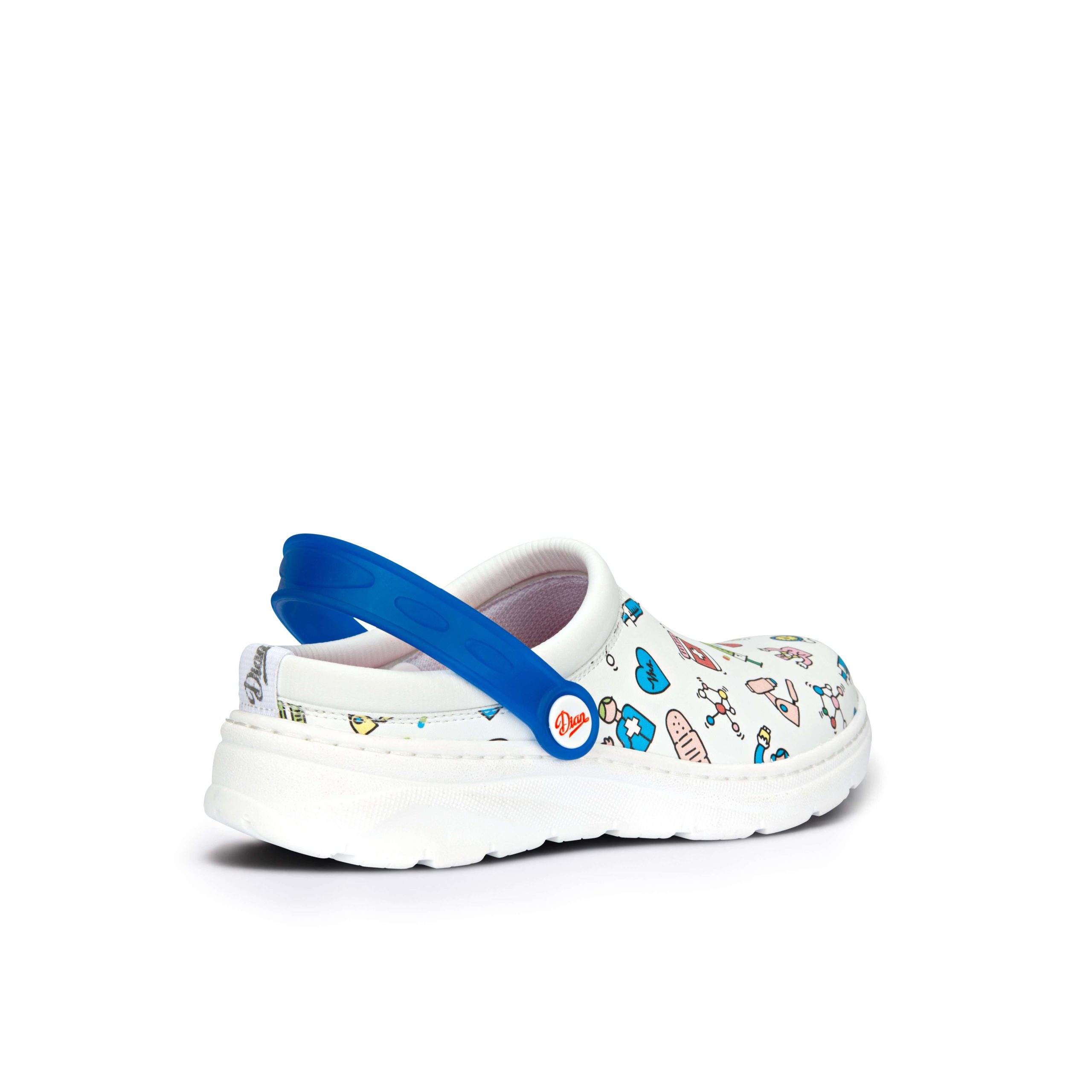 Ref. D3282 Zueco con correa posterior abatible, modelo Javea estampado. foto 4