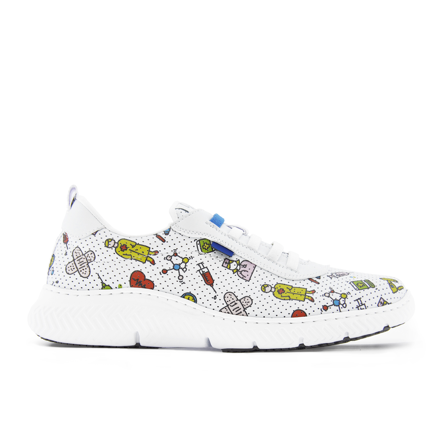 Ref. D4123A Zapatilla con cordones elásticos modelo Altea Estampado. Foto 2