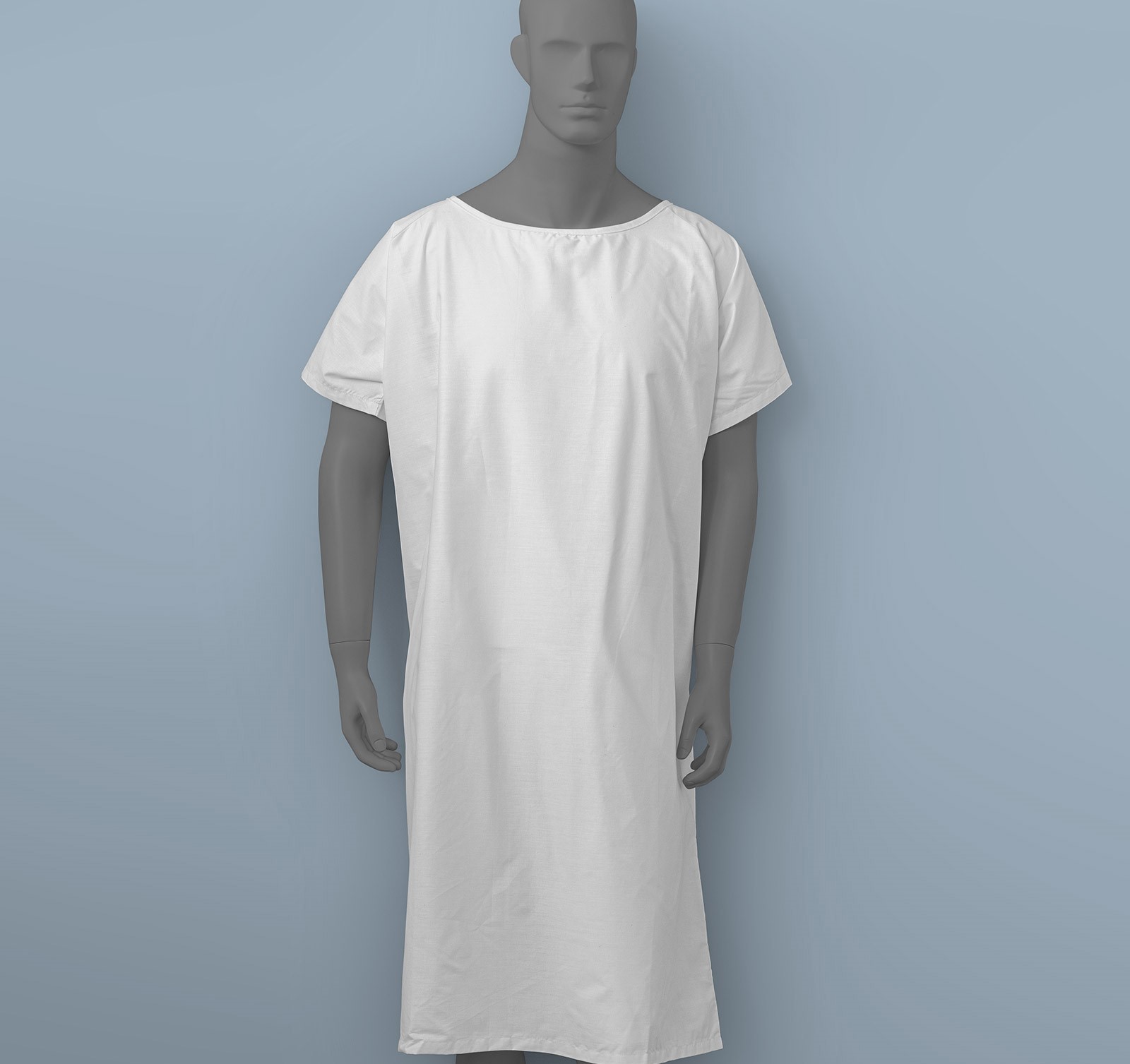 Ref. RT503 Bata paciente hospital Blanca