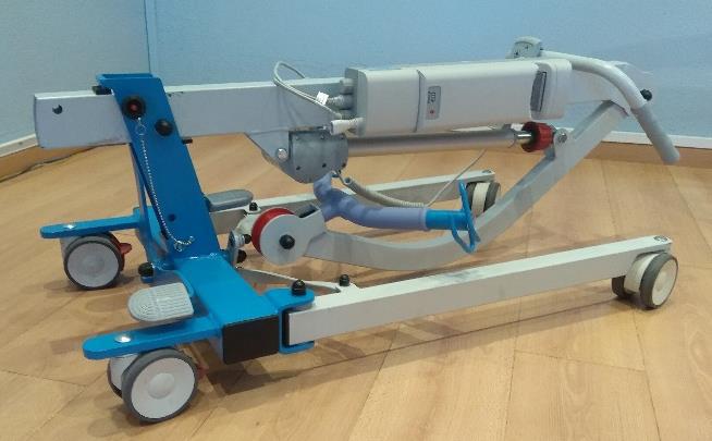 Ref. TM150P Grúa traslado Powerlift Plegable 150 con arnés M. Foto 4