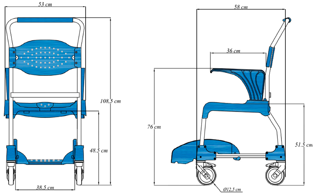 Ref. TM190 Silla de baño Moem foto 4