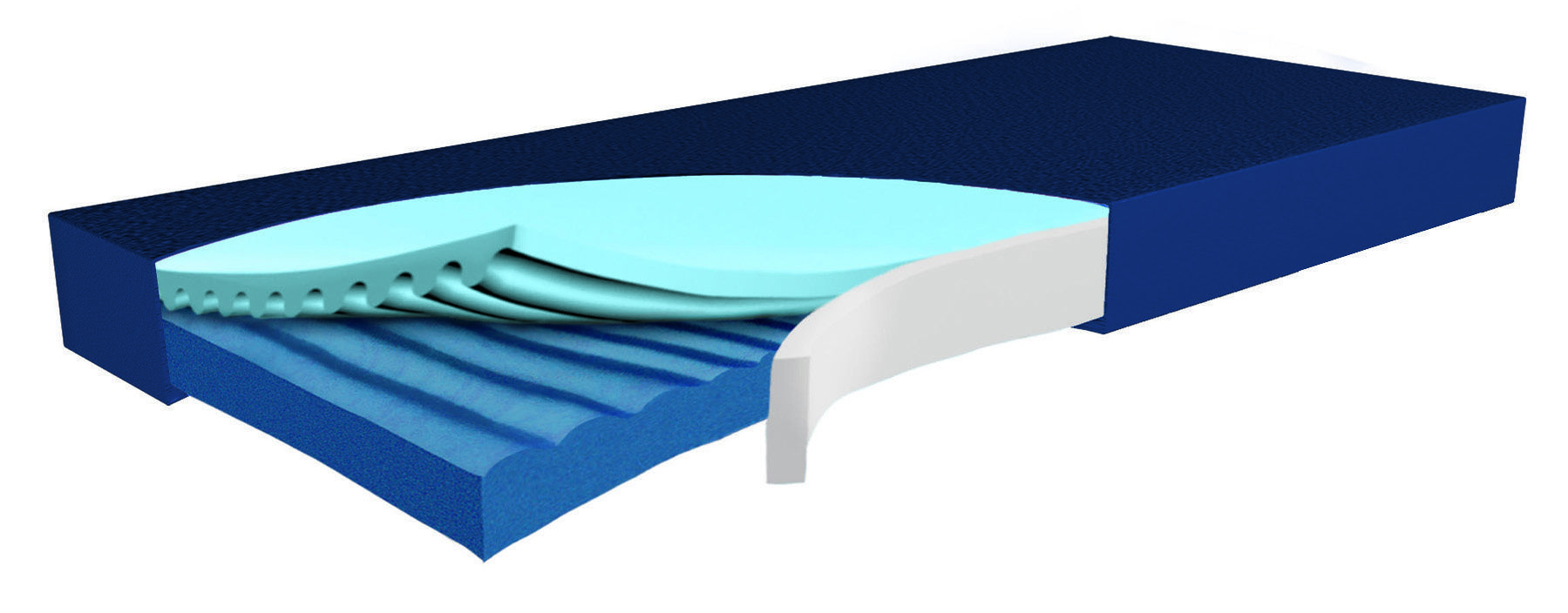 Ref. TM282 Colchón de terapia decúbito Hyperfoam Clinic Plus. Foto 1