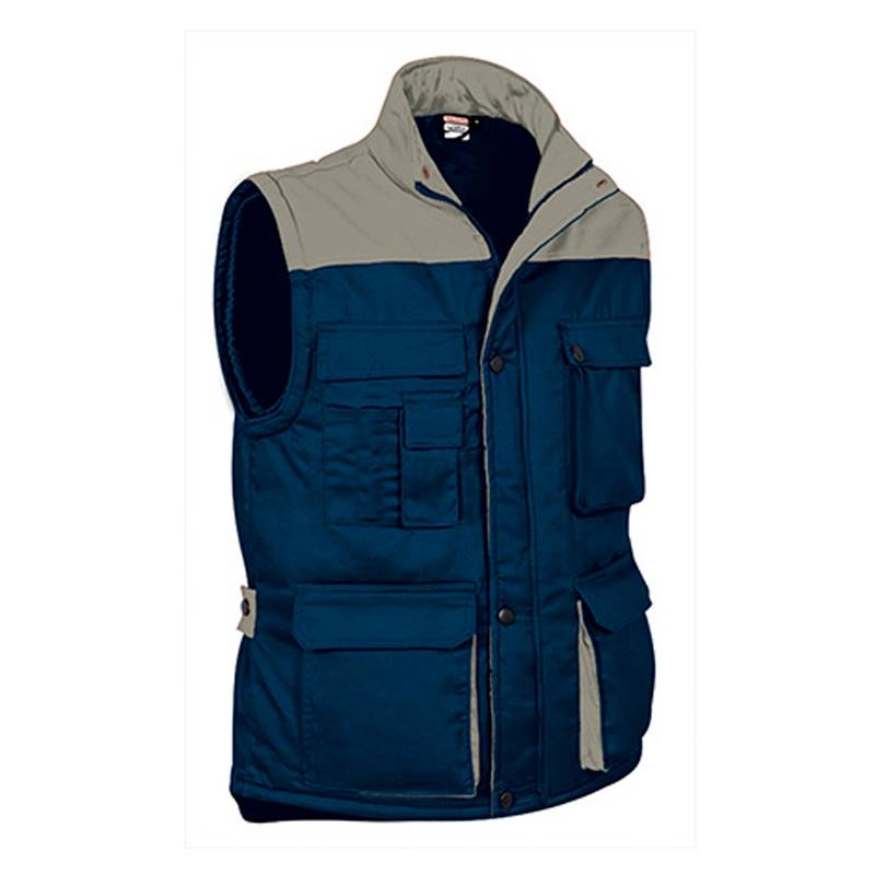 Ref. VA1075T Chaleco de trabajo, diseño bicolor THUNDER. Foto 10