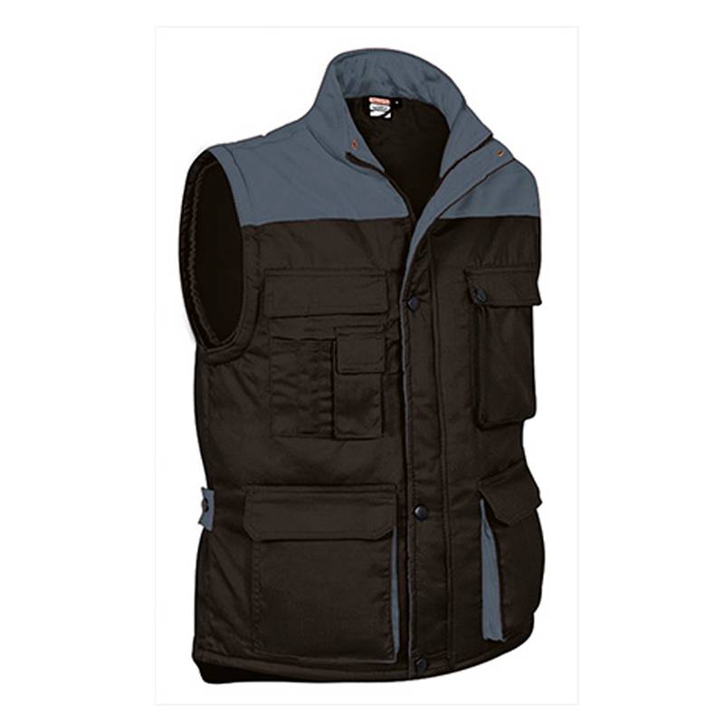 Ref. VA1075T Chaleco de trabajo, diseño bicolor THUNDER. Foto 11