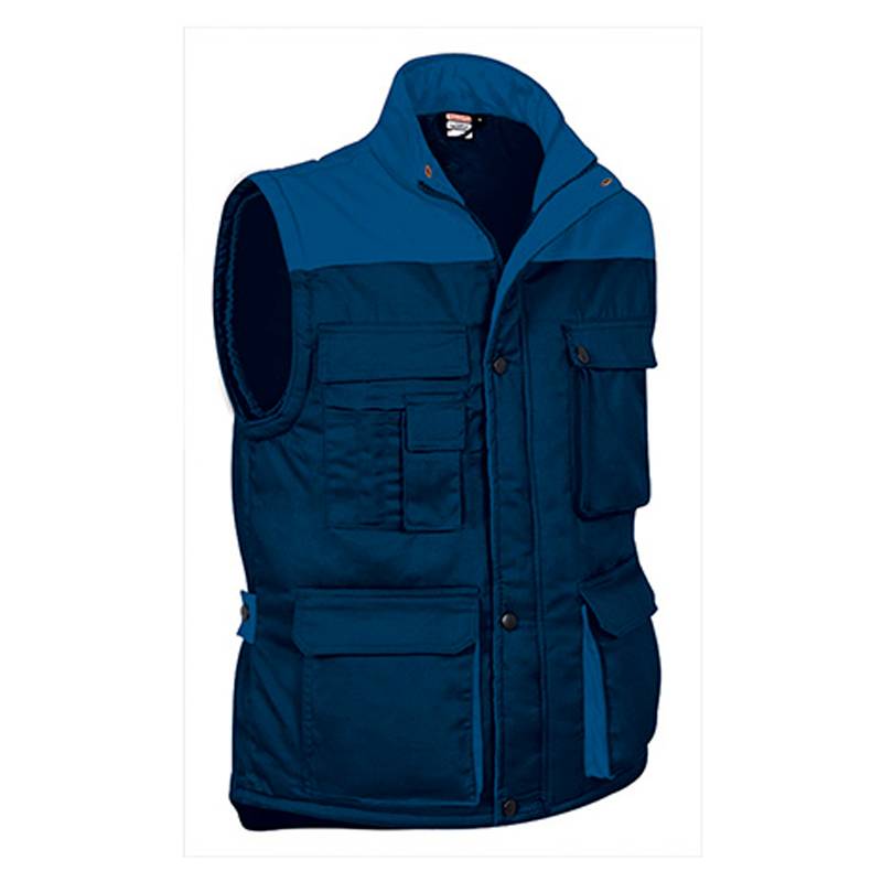 Ref. VA1075T Chaleco de trabajo, diseño bicolor THUNDER. Foto 16