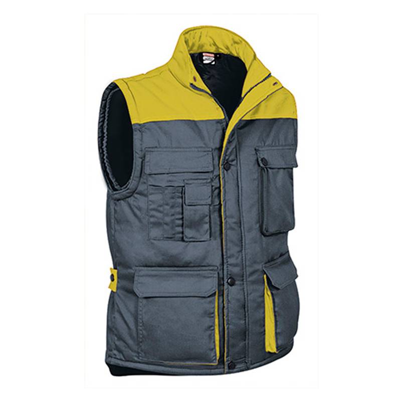Ref. VA1075T Chaleco de trabajo, diseño bicolor THUNDER. Foto 2