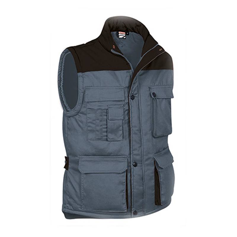 Ref. VA1075T Chaleco de trabajo, diseño bicolor THUNDER. Foto 4