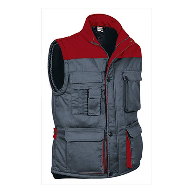 Ref. VA1075T Chaleco de trabajo, diseño bicolor THUNDER. Foto 5