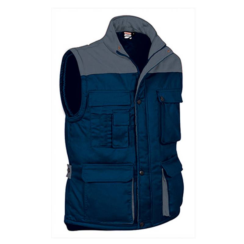 Ref. VA1075T Chaleco de trabajo, diseño bicolor THUNDER. Foto 7