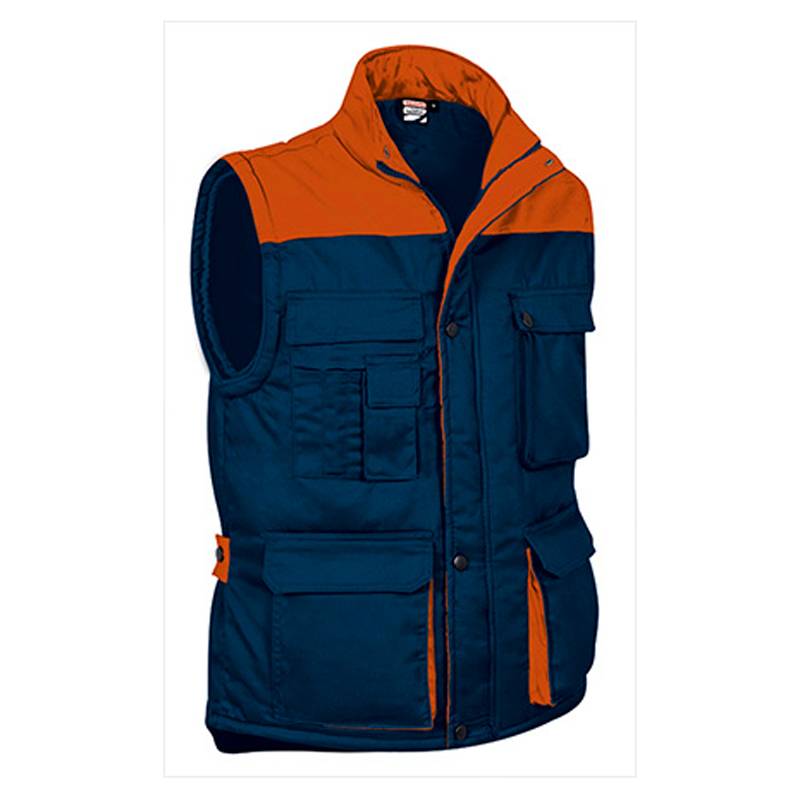 Ref. VA1075T Chaleco de trabajo, diseño bicolor THUNDER. Foto 8