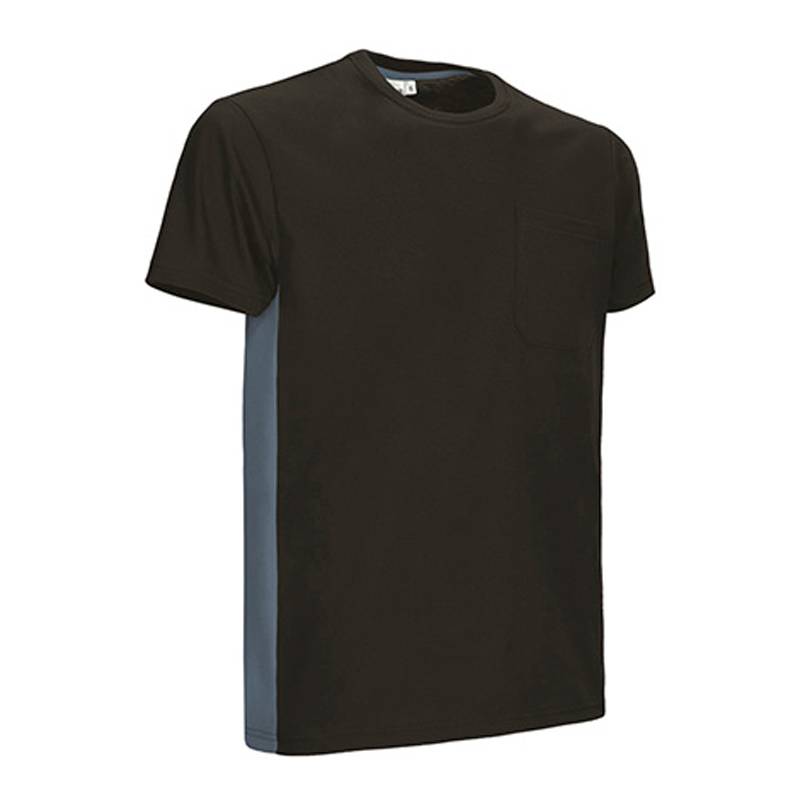 Ref. VA230T Camiseta de manga corta y bolsillo, diseño bicolor THUNDER. Foto 15