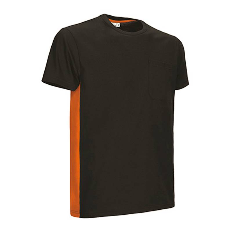 Ref. VA230T Camiseta de manga corta y bolsillo, diseño bicolor THUNDER. Foto 16