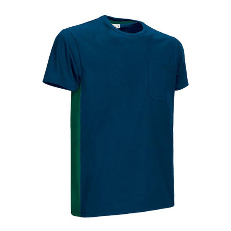 Ref. VA230T Camiseta de manga corta y bolsillo, diseño bicolor THUNDER. Foto 19