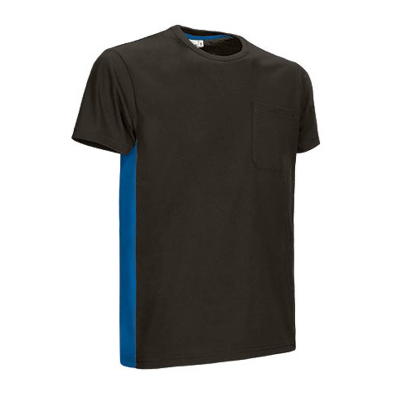 Ref. VA230T Camiseta de manga corta y bolsillo, diseño bicolor THUNDER. Foto 25