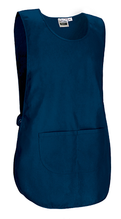 Ref. VA400C Peto de trabajo ajustable con bolsillo. CREW azul orion