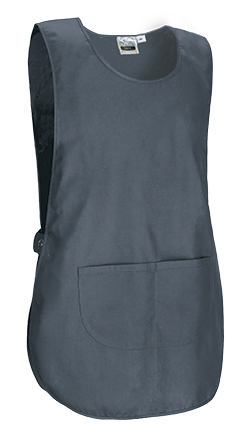 Ref. VA400C Peto de trabajo ajustable con bolsillo. CREW gris cemento