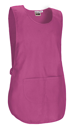 Ref. VA400C Peto de trabajo ajustable con bolsillo. CREW rosa magenta
