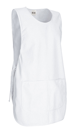 Ref. VA400P Peto de trabajo ajustable con bolsillo. PINTXO. 1 blanco