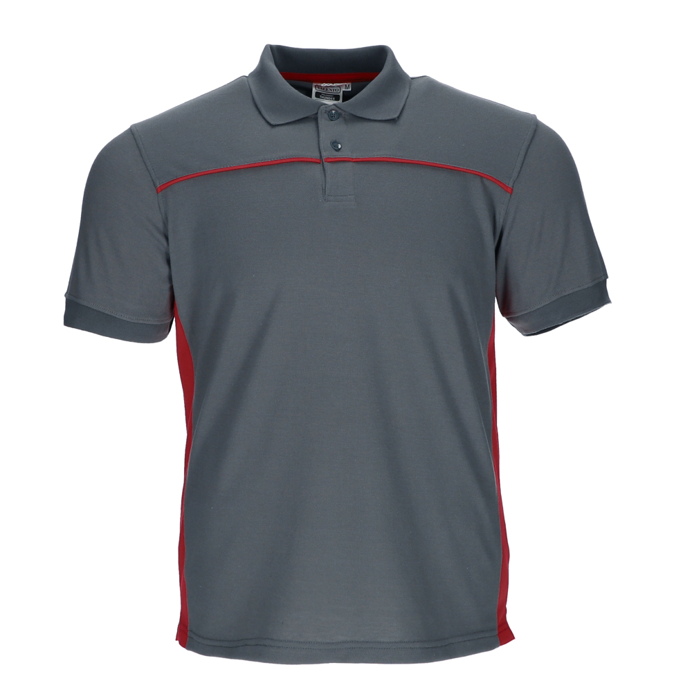 Ref. VA525T Polo de manga corta y diseño bicolor THUNDER. Foto 1