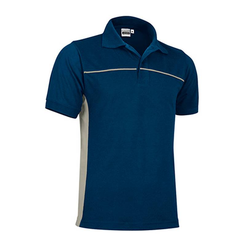 Ref. VA525T Polo de manga corta y diseño bicolor THUNDER. Foto 11