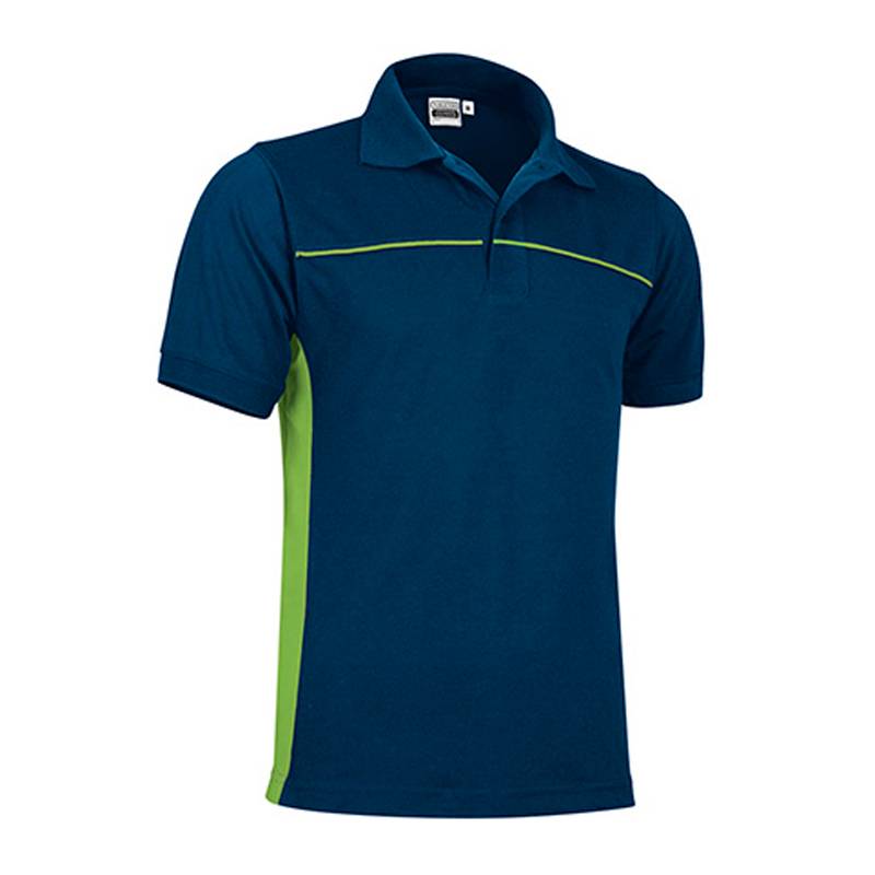 Ref. VA525T Polo de manga corta y diseño bicolor THUNDER. Foto 14