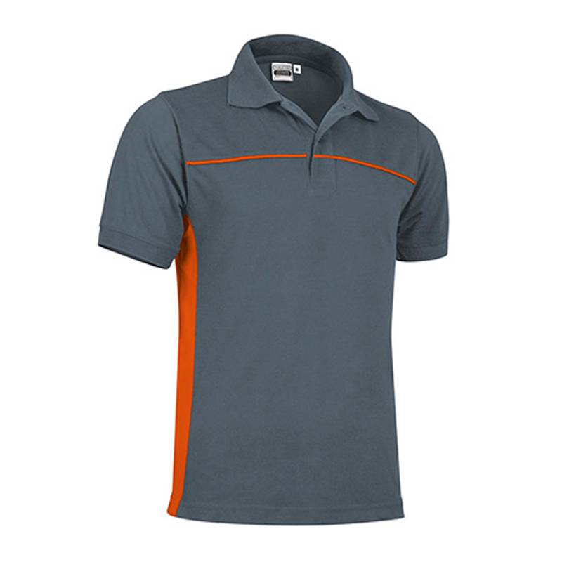 Ref. VA525T Polo de manga corta y diseño bicolor THUNDER. Foto 5