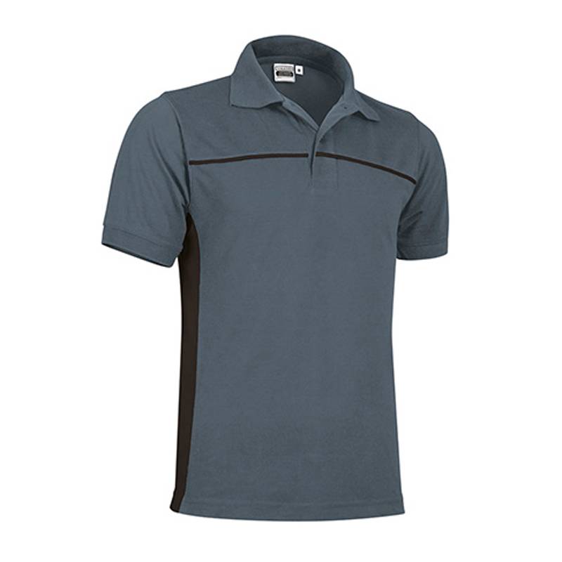 Ref. VA525T Polo de manga corta y diseño bicolor THUNDER. Foto 6