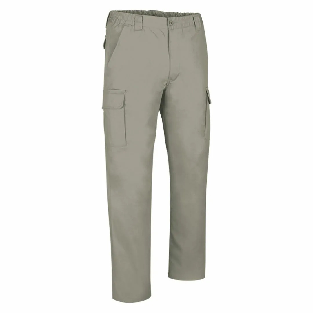 Ref. VA675R Pantalón de trabajo multibolsillos, varios colores ROBLE. beige 2