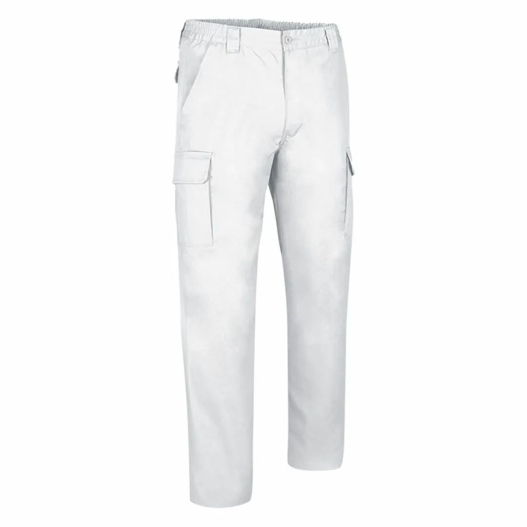 Ref. VA675R Pantalón de trabajo multibolsillos, varios colores ROBLE. blanco 3