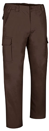 Ref. VA675R Pantalón de trabajo multibolsillos, varios colores ROBLE. marron nogal