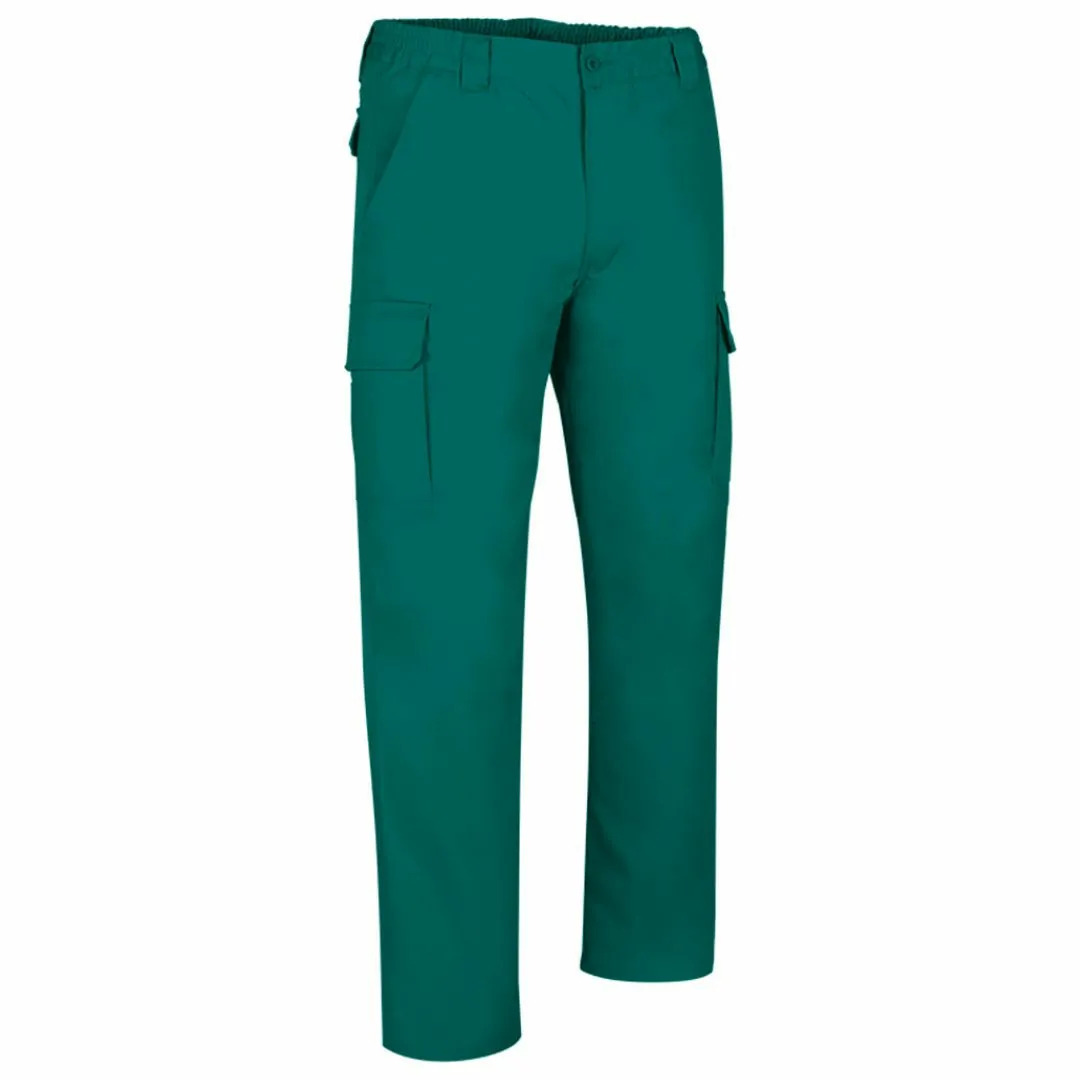 Ref. VA675R Pantalón de trabajo multibolsillos, varios colores ROBLE. verde amazonas 2