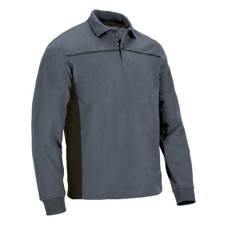 Ref. VA700T Polo manga larga y diseño bicolor THUNDER. Foto 7